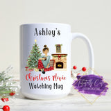 Christmas Movie Watching Mug - Tututally Cute Custom Creations