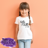 Hello Ages Birthday Shirt - Tututally Cute Custom Creations