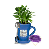 Mother's Day Flower Pot Mug/Planter - Tututally Cute Custom Creations