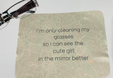 Eye Glass Cleaning Cloth - Tututally Cute Custom Creations 