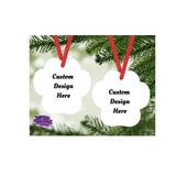 Paw Print Aluminum Ornament - Tututally Cute Custom Creations