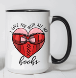 Nuts For You/All My Boobs Couple's set - Tututally Cute Custom Creations
