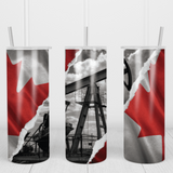 Canadian Oilfield Tumbler - Tututally Cute Custom Creations