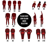 Family Christmas Aluminum Ornament - Tututally Cute Custom Creations