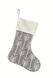 Grey Patterned Christmas Stockings - Tututally Cute Custom Creations
