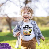 Digging Numbered Birthday Shirt - Tututally Cute Custom Creations