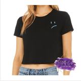 Happy Face Crop Top - Tututally Cute Custom Creations