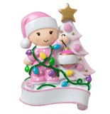 Baby & Tree Christmas Ornament - Tututally Cute Custom Creations