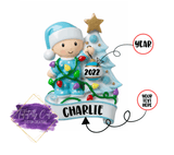 Baby & Tree Christmas Ornament - Tututally Cute Custom Creations