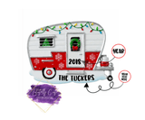 Happy Camper Christmas Ornament - Tututally Cute Custom Creations