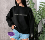 Heart On My Sleeve Sweatshirt - Tututally Cute Custom Creations