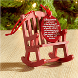Memorial Christmas Chair Ornament - Tututally Cute Custom Creations