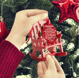 Memorial Christmas Chair Ornament - Tututally Cute Custom Creations