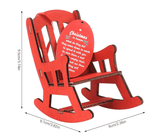 Memorial Christmas Chair Ornament (Unassembled) - Tututally Cute Custom Creations