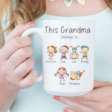 Grandkids Mug - Tututally Cute Custom Creations