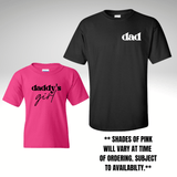 Dad - Daddy's Girl Shirt Set - Tututally Cute Custom Creations