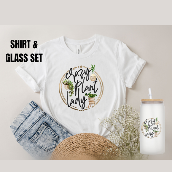Shirt & Glass Tumbler Set