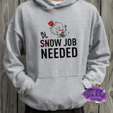 Snow Job Needed Holiday Attire - Tututally Cute Custom Creations 