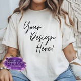 Create Your Perfect Tee: Custom Design Shirt (Front or Back Print) - Tututally Cute Custom Creations 