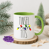 Tinsel Tits, Jingle Balls Coffee Mug (Christmas)