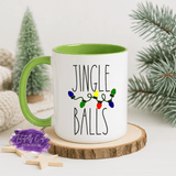 Tinsel Tits, Jingle Balls Coffee Mug (Christmas)