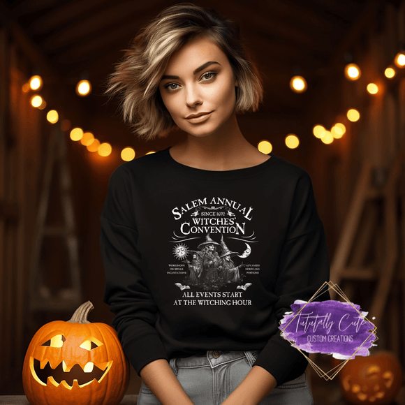 Salem Witch Convention Shirt & Sweatshirts - Tututally Cute Custom Creations 