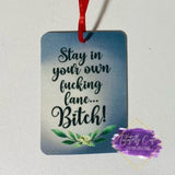 Sweary Air Fresheners (18+) - Tututally Cute Custom Creations 