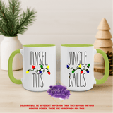 Tinsel Tits, Jingle Balls Tasse à café (Noël)