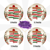 Family Sign - Ornament - Tututally Cute Custom Creations 