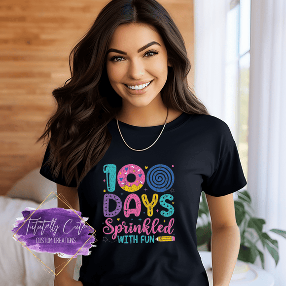 100 Days Sprinkled With Fun Design - Tututally Cute Custom Creations 