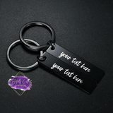 Personalized Laser Engraved Keychains