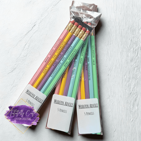 Modern Life Advice Pencil Set