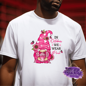 Gnomes Design - Breast Cancer Apparel (Adult) - Tututally Cute Custom Creations 