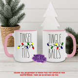 Tinsel Tits, Jingle Balls Tasse à café (Noël)