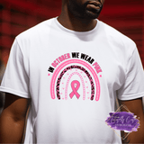 Breast Cancer Awareness Rainbow Design - Breast Cancer Apparel (Adult) - Tututally Cute Custom Creations 