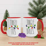 Tinsel Tits, Jingle Balls Tasse à café (Noël)