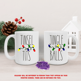 Tinsel Tits, Jingle Balls Tasse à café (Noël)