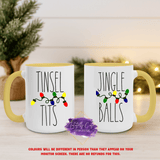 Tinsel Tits, Jingle Balls Tasse à café (Noël)