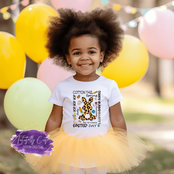 Kids Easter Words Collage Shirt - Tututally Cute Custom Creations 