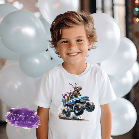 Dinosaur Kids Easter Shirts - Tututally Cute Custom Creations 