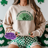 Irish Drunk-O-Meter Shirt, Sweatshirt & Hoodie – Funny St. Patrick’s Day Drinking Tee