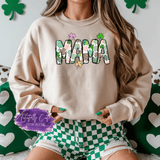 St. Patrick’s Day MAMA Shirt, Sweatshirt & Hoodie – Lucky Clover Mom Gift