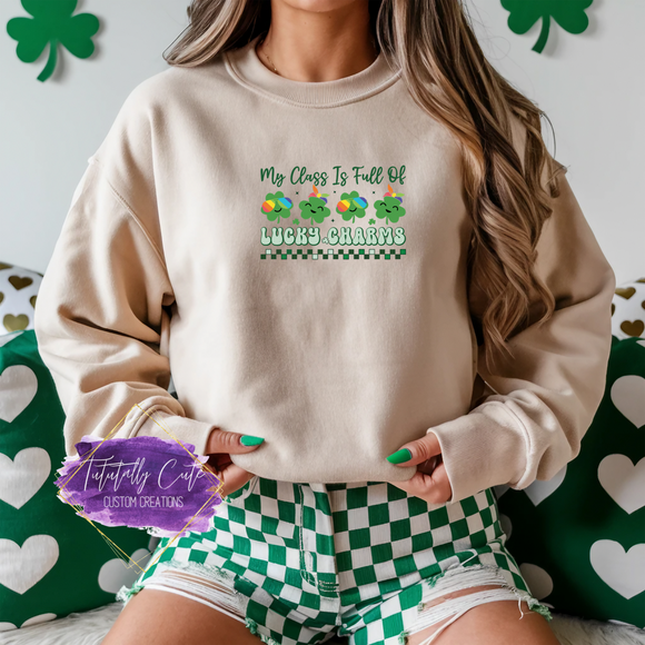 My Class is Full of Lucky Charms Shirt, Sweatshirt & Hoodie – St. Patrick’s Day Teacher Tee