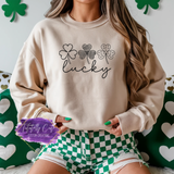 Lucky Shamrock Shirt, Sweatshirt & Hoodie – Minimalist St. Patrick’s Day Tee