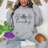 Lucky Shamrock Shirt, Sweatshirt & Hoodie – Minimalist St. Patrick’s Day Tee