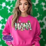 St. Patrick’s Day MAMA Shirt, Sweatshirt & Hoodie – Lucky Clover Mom Gift