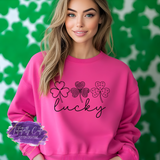 Lucky Shamrock Shirt, Sweatshirt & Hoodie – Minimalist St. Patrick’s Day Tee