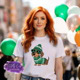 Lucky Dachshund Shirt, Sweatshirt & Hoodie – Cute St. Patrick’s Day Dog Tee