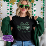 Lucky Hearts Shirt, Sweatshirt & Hoodie – Buffalo Plaid & Leopard St. Patrick’s Day Tee