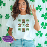 Highland Cow & Bows Shirt, Sweatshirt & Hoodie – Cute St. Patrick’s Day Aesthetic